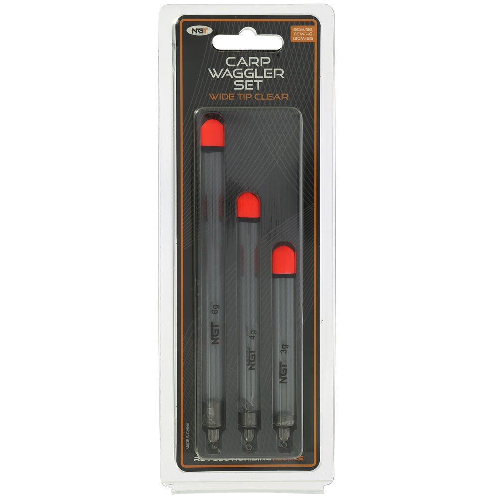 NGT Carp Fishing Waggler Floats - Mixed Pack