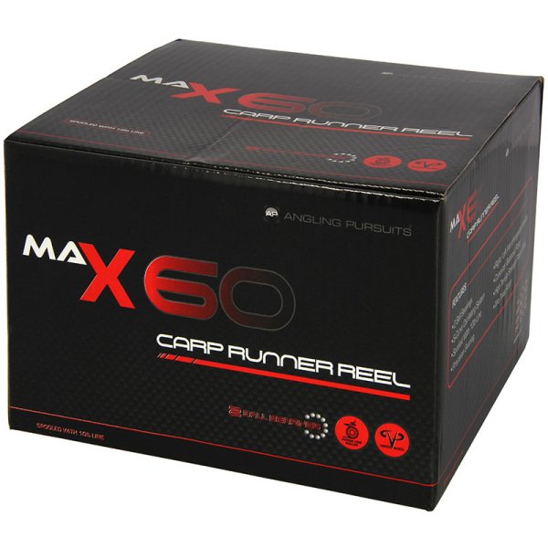 2 x Carp Runner Reels Carp Fishing Reels Max60 Spooled with 10lb Line - NGT Tackle Shop
