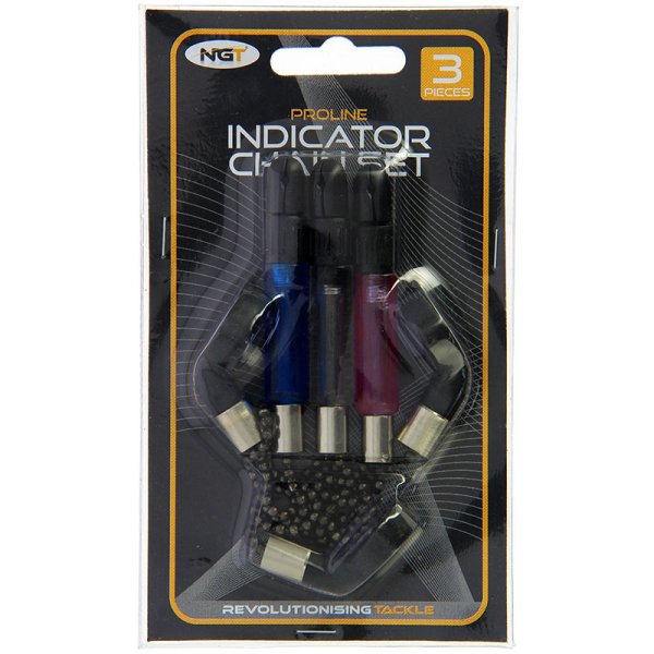 3 x NGT Fishing Indicators Bobbins For Bite Alarms Carp Tackle Set Of 3 Proline - NGT Tackle Shop