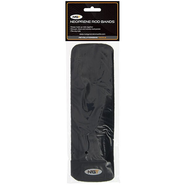 4 x 2pc NGT Rod Bands Wraps for made up Rods Carp Coarse with Fishing Lead Pouch - NGT Tackle Shop