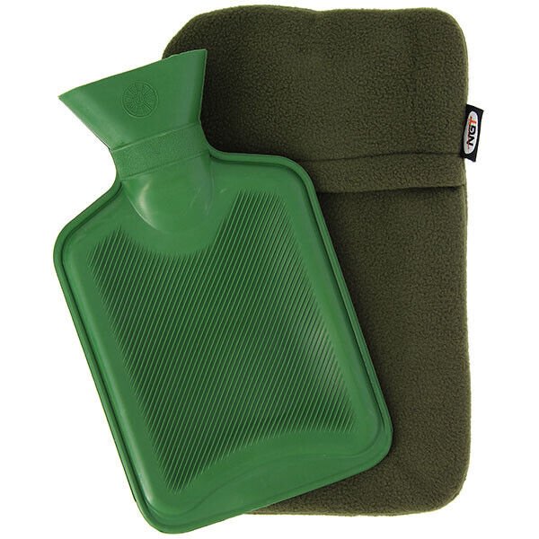 NGT Fishing Hot Water Bottle with Fleece Cover - NGT Tackle Shop