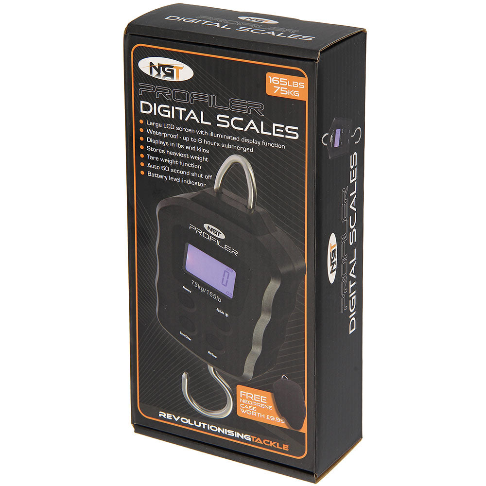NGT Profiler Fishing Scales Digital 165lb/75kg - 7 - NGT Tackle Shop