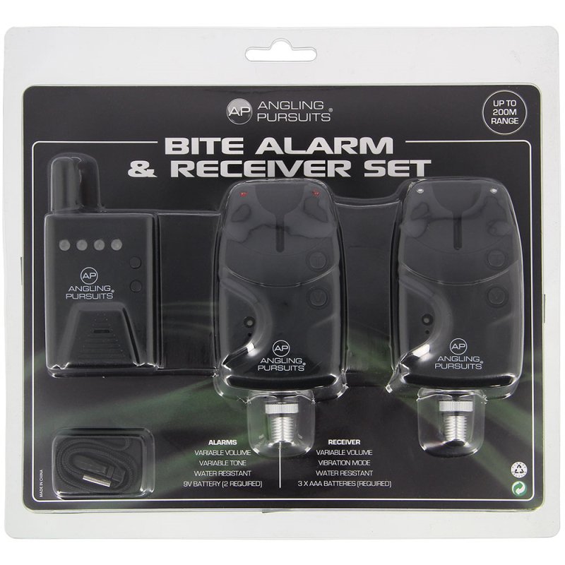 Carp Fishing Bite Alarm & Reciever Set Wireless Alarm Adjustable Volume and Tone - NGT Tackle Shop