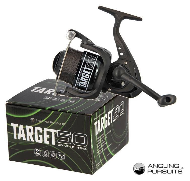 Float Fishing Reel with 10lb Line TARGET 50 Coarse Spinning Angling Pursuits - NGT Tackle Shop