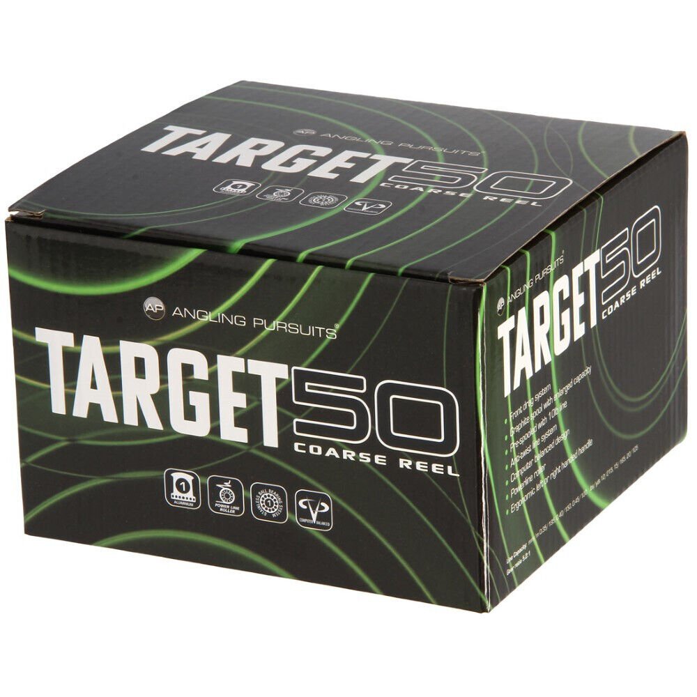 Float Fishing Reel with 10lb Line TARGET 50 Coarse Spinning Angling Pursuits - NGT Tackle Shop