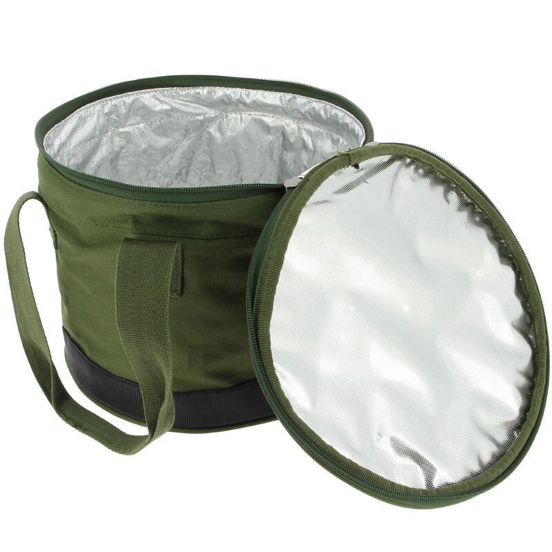 NGT Bait Bin Collapsible Bucket with Handles For Boilies Pellets Carp Fishing - NGT Tackle Shop