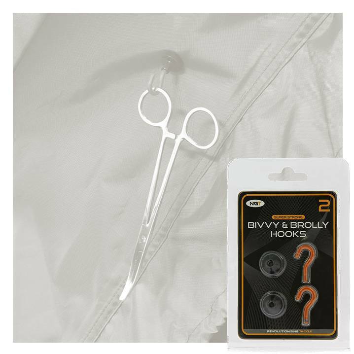 NGT Bivvy Hooks Carp Fishing Tackle Tent Hanging Magnetic Hooks 2 Pack - NGT Tackle Shop