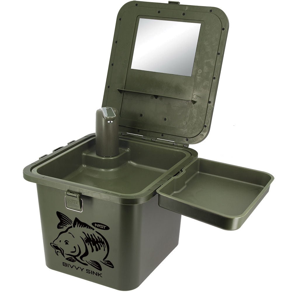 NGT Bivvy Sink with Auto Tap - 5 - NGT Tackle Shop