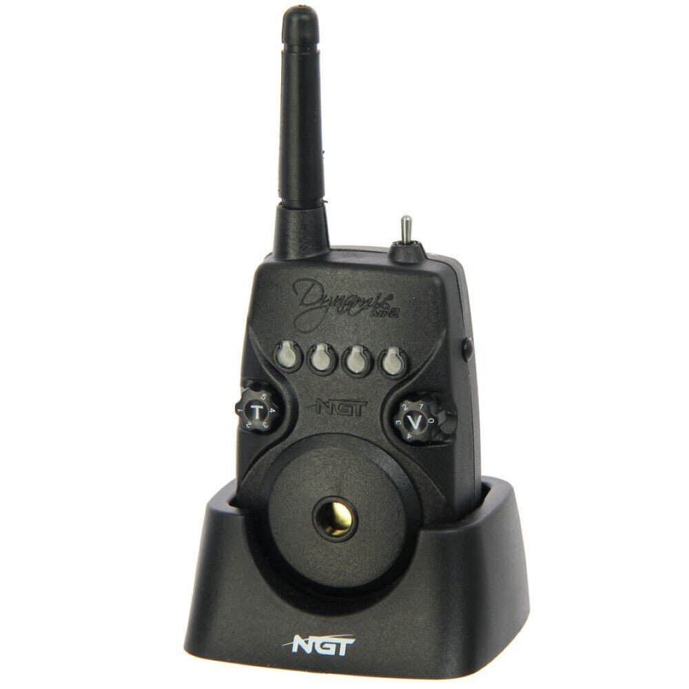 NGT Carp Fishing Bite Alarm Set Dynamic MK2 Wireless 3 Alarms Covers & Receiver - NGT Tackle Shop
