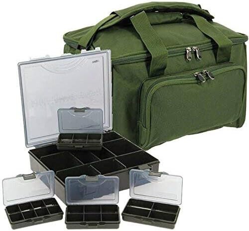 NGT Carp Fishing Carryall Tackle Bag Holdall with Small Tackle Box Bit Boxes - NGT Tackle Shop