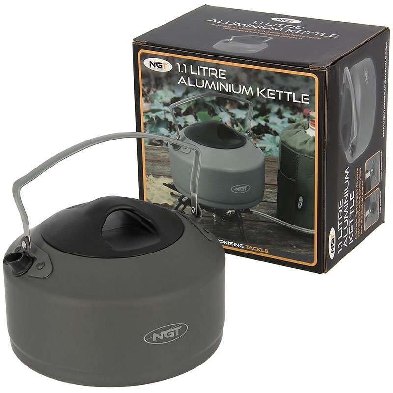 NGT Carp Fishing Kettle Brew Kit Set 2 Cups 3 Pots Tea Case Camping Outdoors - NGT Tackle Shop