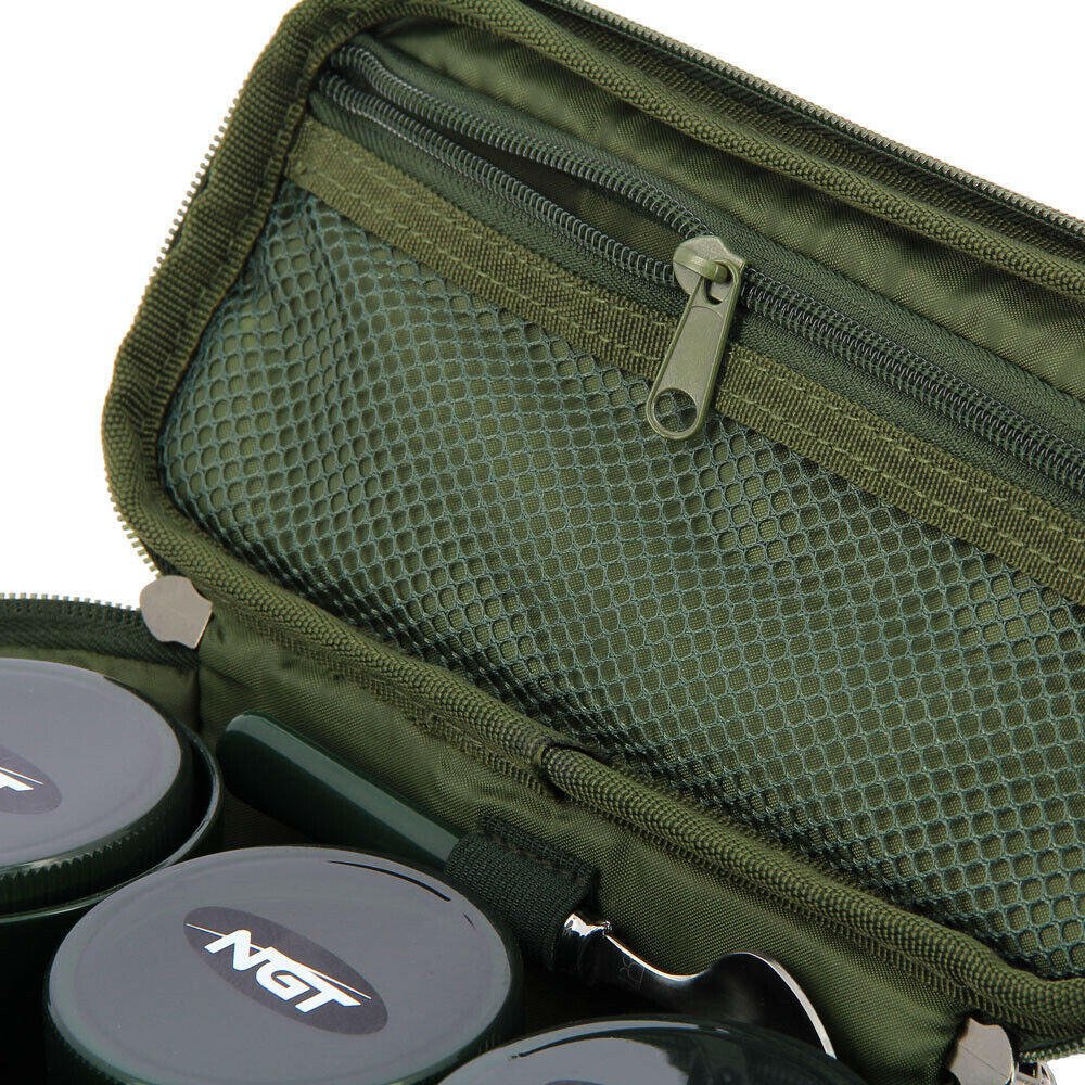 NGT Carp Fishing Kettle Brew Kit Set 2 Cups 3 Pots Tea Case Camping Outdoors - NGT Tackle Shop