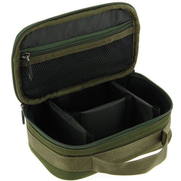 NGT Carp Fishing Lead Bag Rigid with Dividers Terminal Tackle Weights Case - NGT Tackle Shop