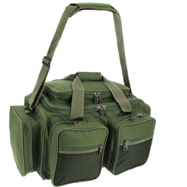 NGT Fishing Bag Carryall Multi Pocket XPR Holdall Carp Fishing Tackle Bag Green - NGT Tackle Shop