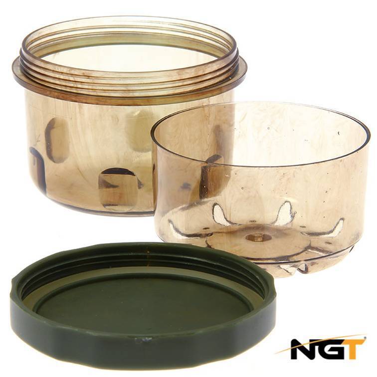 NGT Hookbait Tubs Glug Boilie Bait Drench Pots Inner Tray Carp Fishing - Choose - NGT Tackle Shop