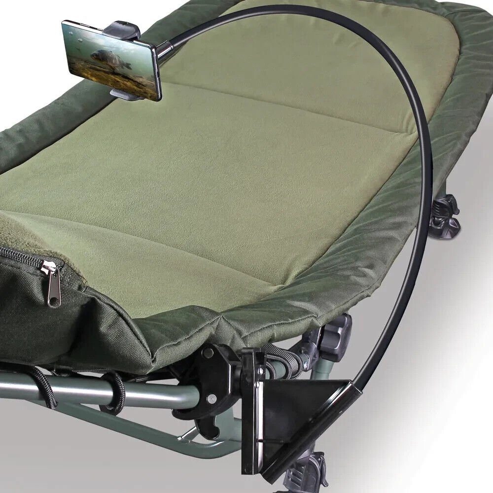 NGT Phone Holder with Carp Fishing Chair Bedchair Adaptor and Flexible Arm - NGT Tackle Shop