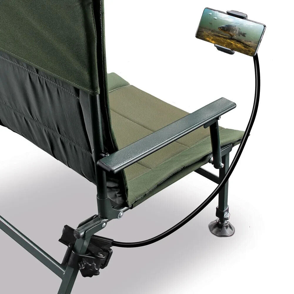 NGT Phone Holder with Carp Fishing Chair Bedchair Adaptor and Flexible Arm - NGT Tackle Shop