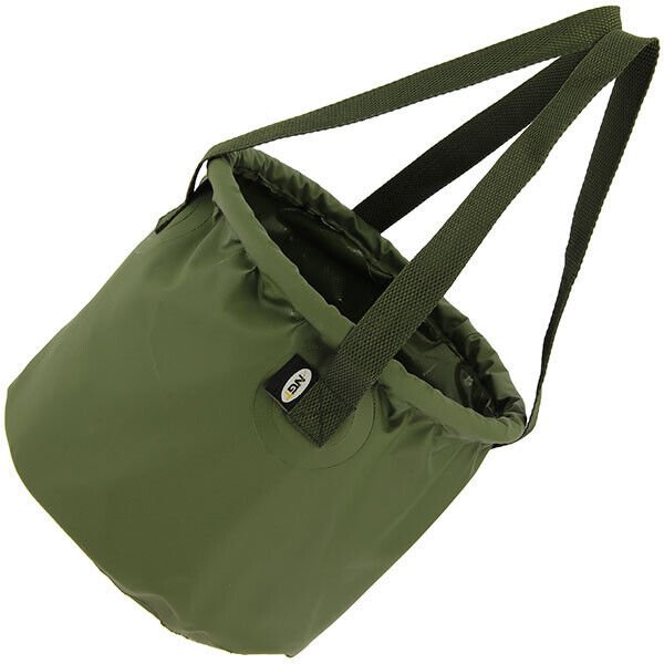 NGT WATER BUCKET 7L Collapsible Bucket with Handles Unhooking Fish Care Aid PVC - NGT Tackle Shop