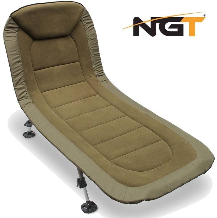 NGT XPR Carp 6 Leg Fleece Lined Bedchair -1 - NGT Tackle Shop