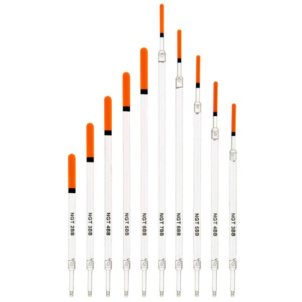 Waggler Fishing Floats x 10 clear Fine & Wide Tip Match Coarse Floats - NGT Tackle Shop