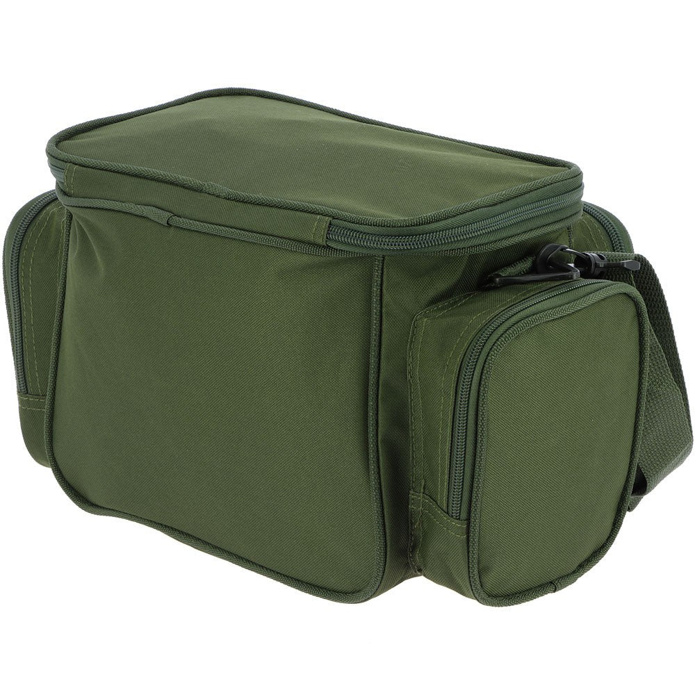 NGT Fishing Tackle Bag Small Holdall Green Carp Multi Pocket Carryall Stalking
