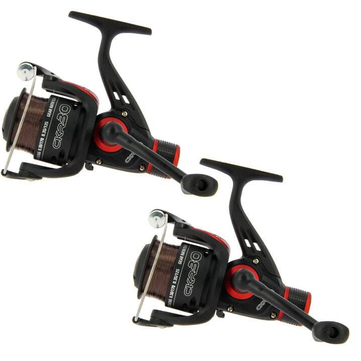 CKR 30 Coarse Fishing Reels Twin Pack - 8lb Line