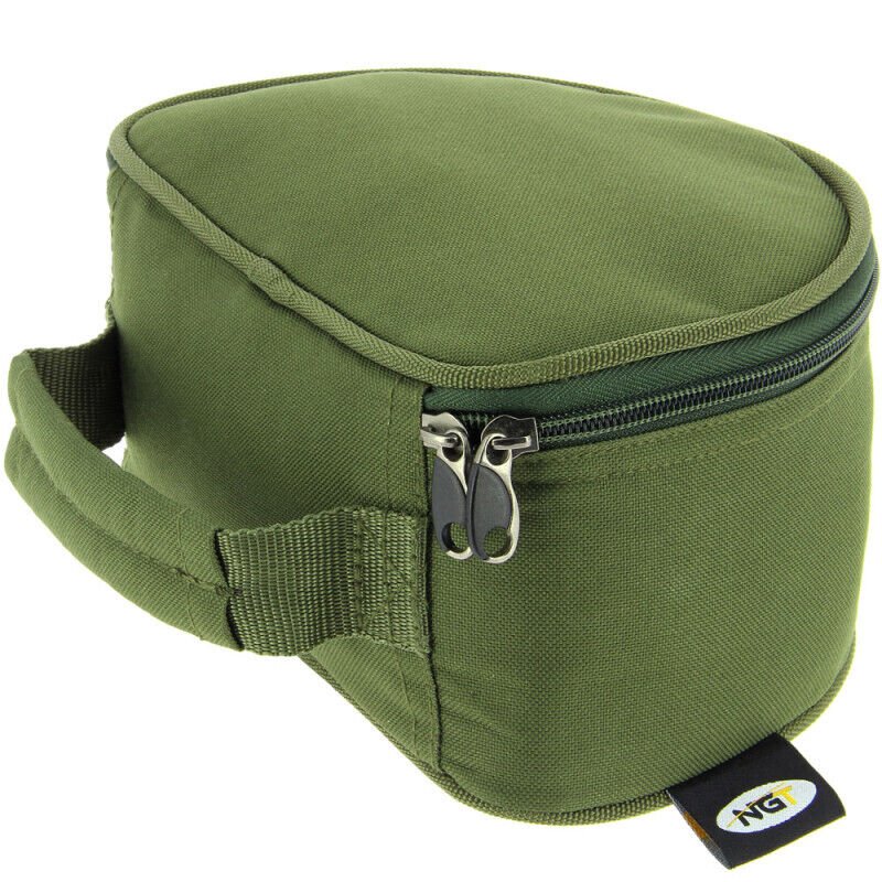 2 x NGT Carp Fishing Reel Cases fits most Big Pits Padded Pouch for Carp Reels - NGT Tackle Shop