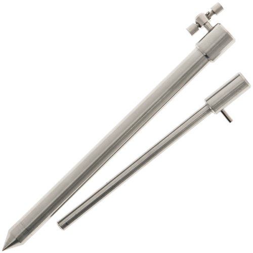 2 x NGT Stainless Steel Banksticks 20 - 30cm Carp Fishing "Short" Bank Sticks - NGT Tackle Shop