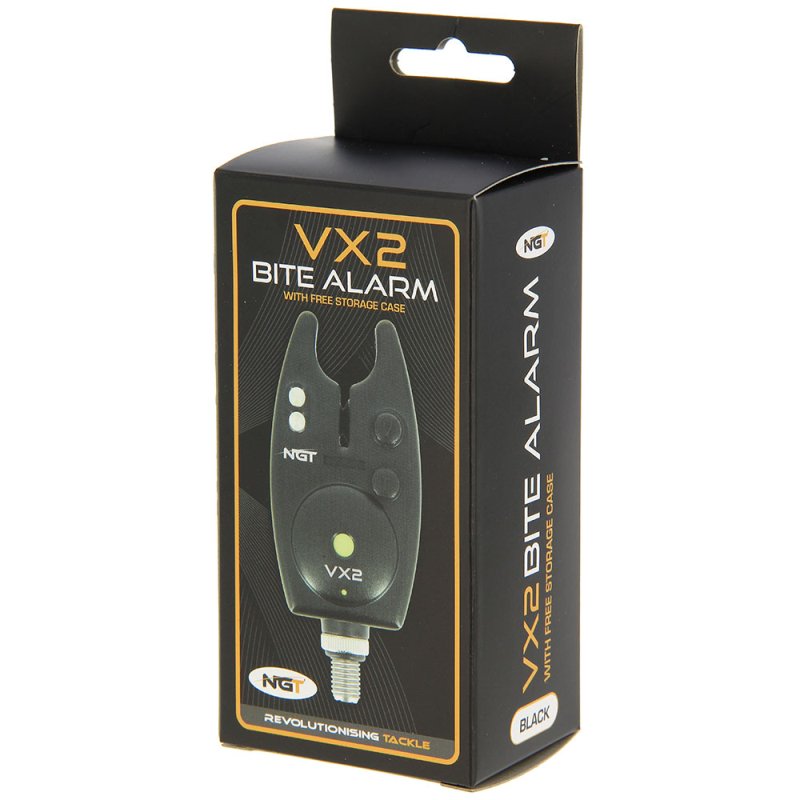 2 x NGT VX2 Bite Alarms Volume & Tone Control Carp Fishing - NGT Tackle Shop