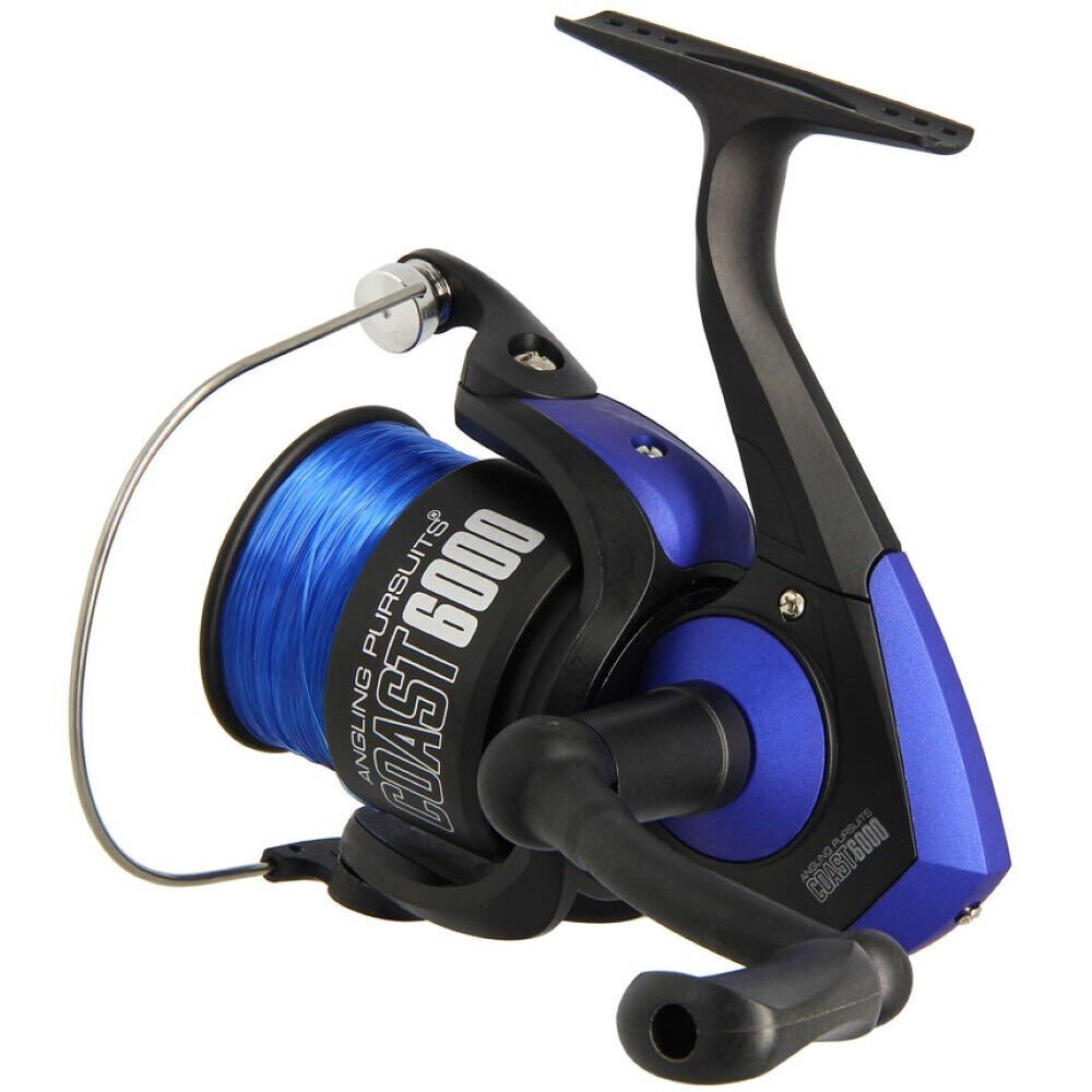 2 x SEA FISHING REELS 1BB REEL WITH 20lb SEA FISHING LINE COAST 6000 FRONT DRAG - NGT Tackle Shop