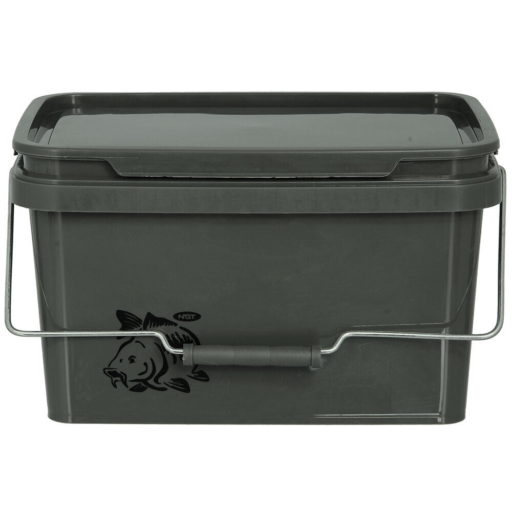 3 x 5L NGT Fishing Bait Buckets - NGT Tackle Shop