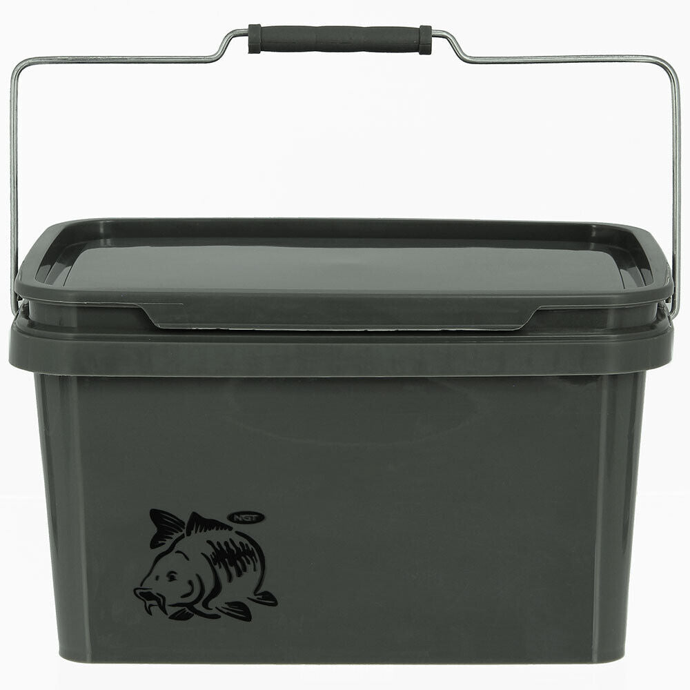 3 x 5L NGT Fishing Bait Buckets - NGT Tackle Shop