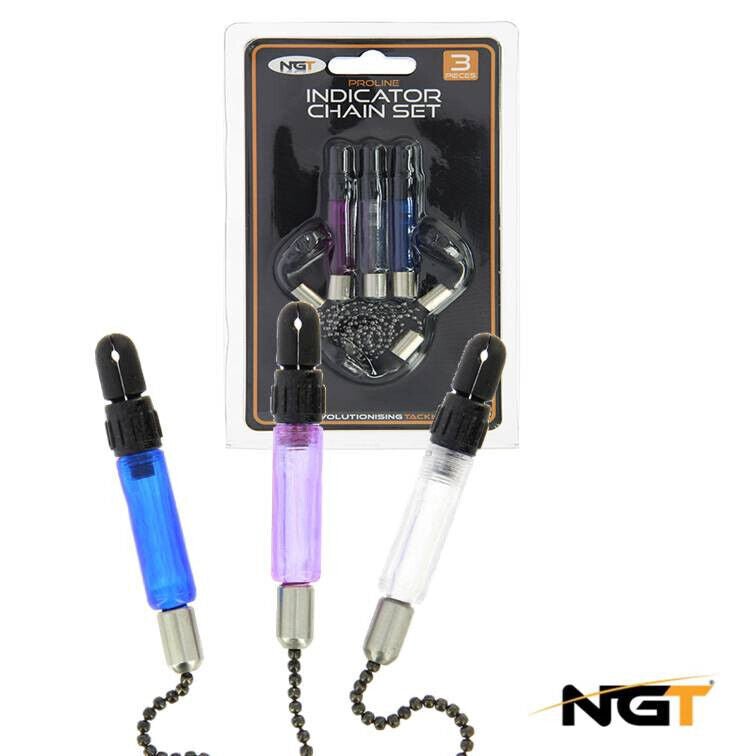 3 x NGT Fishing Indicators Bobbins For Bite Alarms Carp Tackle Set Of 3 Proline - NGT Tackle Shop