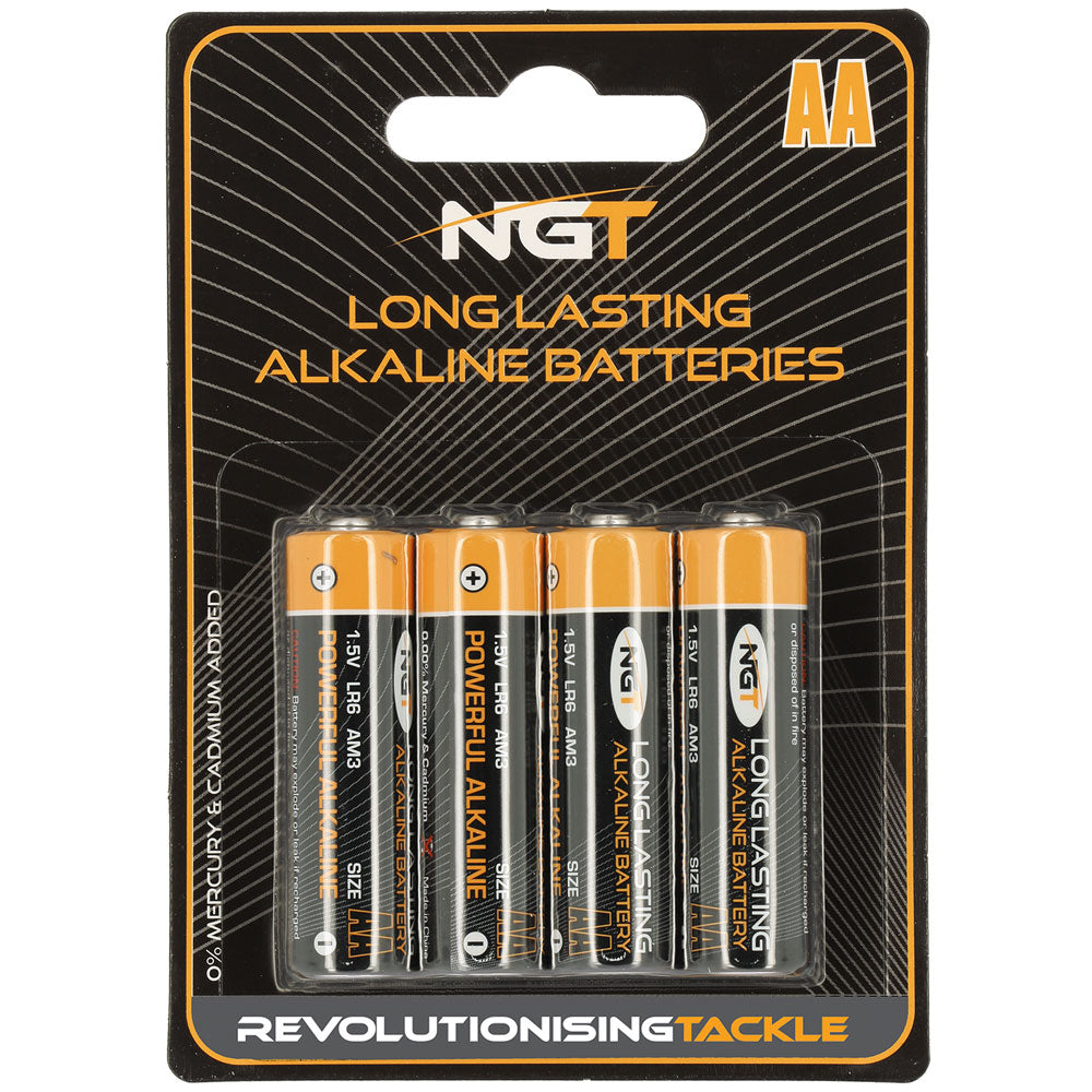 NGT Alkaline Batteries  4 x AA