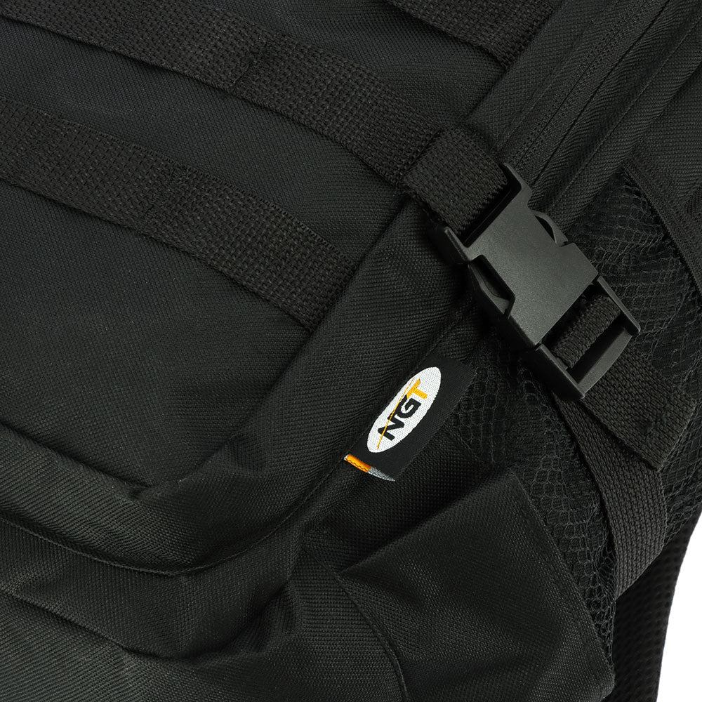 NGT Fishing Rucksack Military Style 30L - BLACK