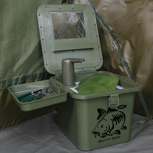 NGT Bivvy Sink with Auto Tap