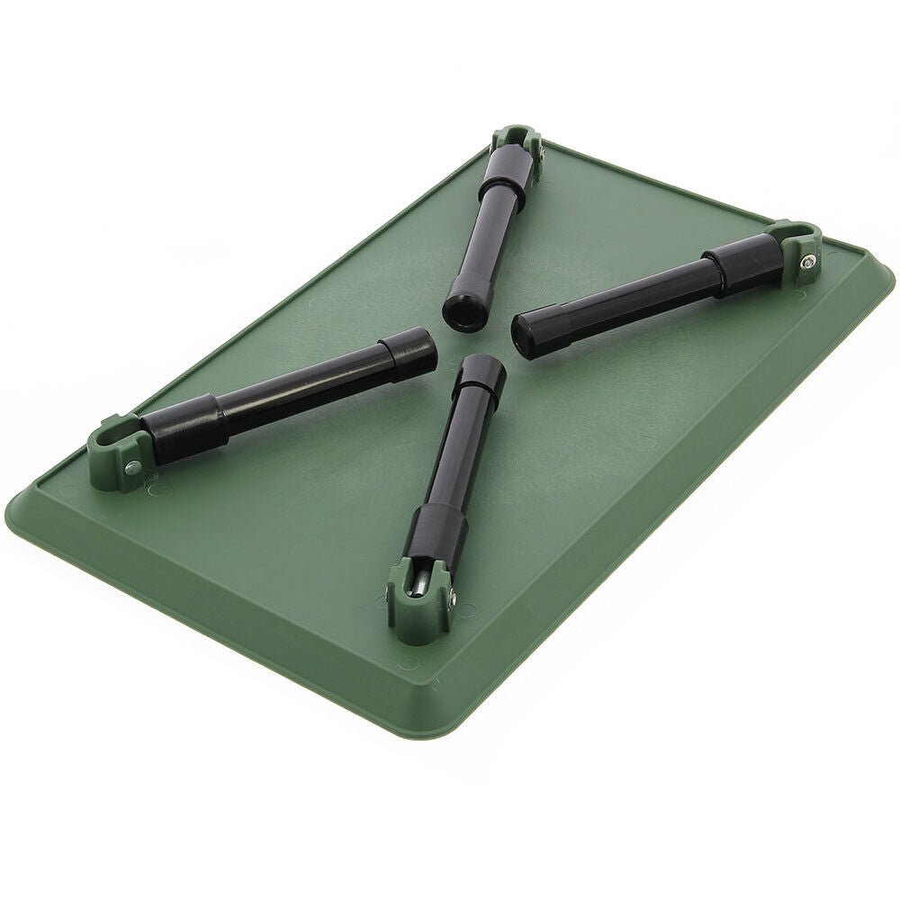 Carp Fishing Bivvy Table Aluminium Legs Heavy Duty Plastic Tackle Table Camping - NGT Tackle Shop