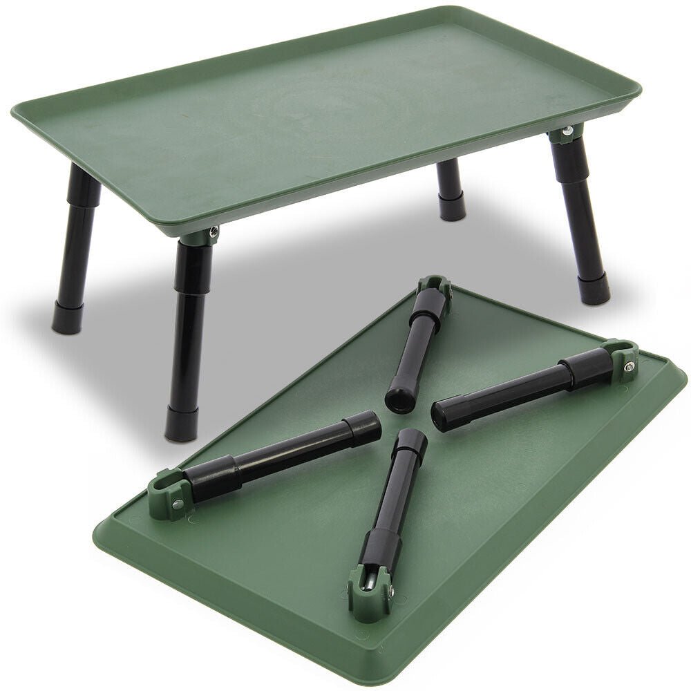 Carp Fishing Bivvy Table Aluminium Legs Heavy Duty Plastic Tackle Table Camping - NGT Tackle Shop