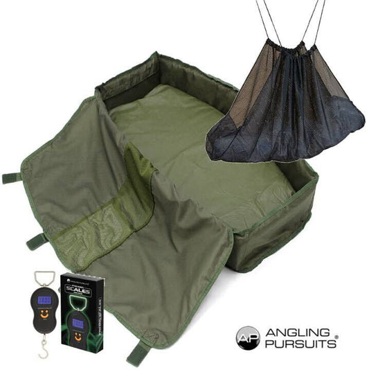 Carp Fishing Cradle Weigh Sling & Digital Scales Unhooking Landing Mat Cradle - NGT Tackle Shop