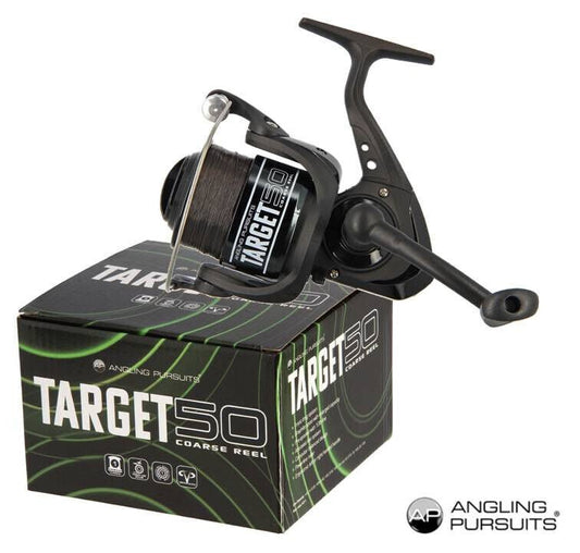 Float Fishing Reel with 10lb Line TARGET 50 Coarse Spinning Angling Pursuits - NGT Tackle Shop