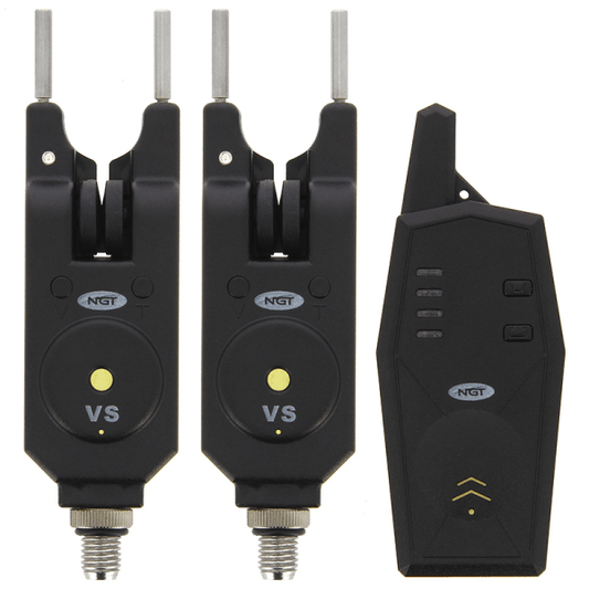 NGT 2pc Wireless Bite Alarm Set with Transmitter - NGT Tackle Shop