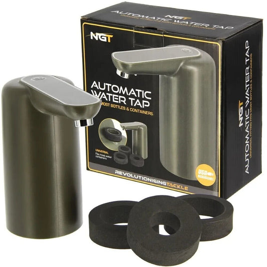 NGT Automatic Water Tap USB Rechargable Auto - NGT Tackle Shop
