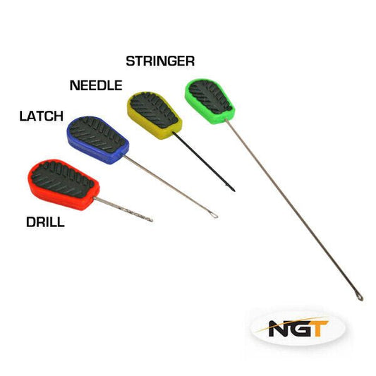 NGT Baiting Tool Set Baiting Needles Carp Fishing Boilie Bait Drill 4 Piece - NGT Tackle Shop