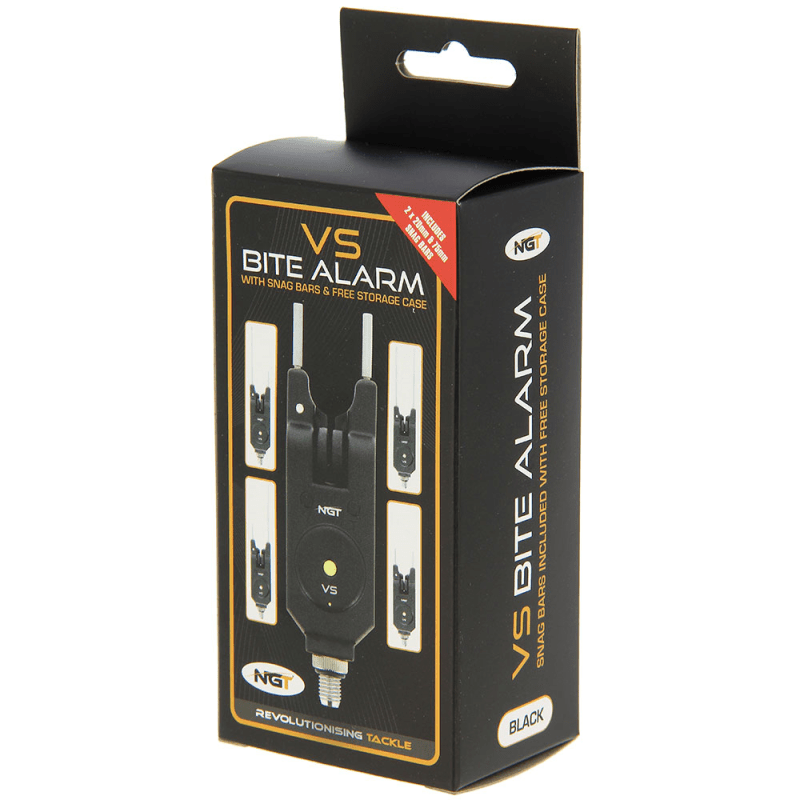 NGT Bite Alarms x 2 VS with Snag Ears Bars -4 - NGT Tackle Shop