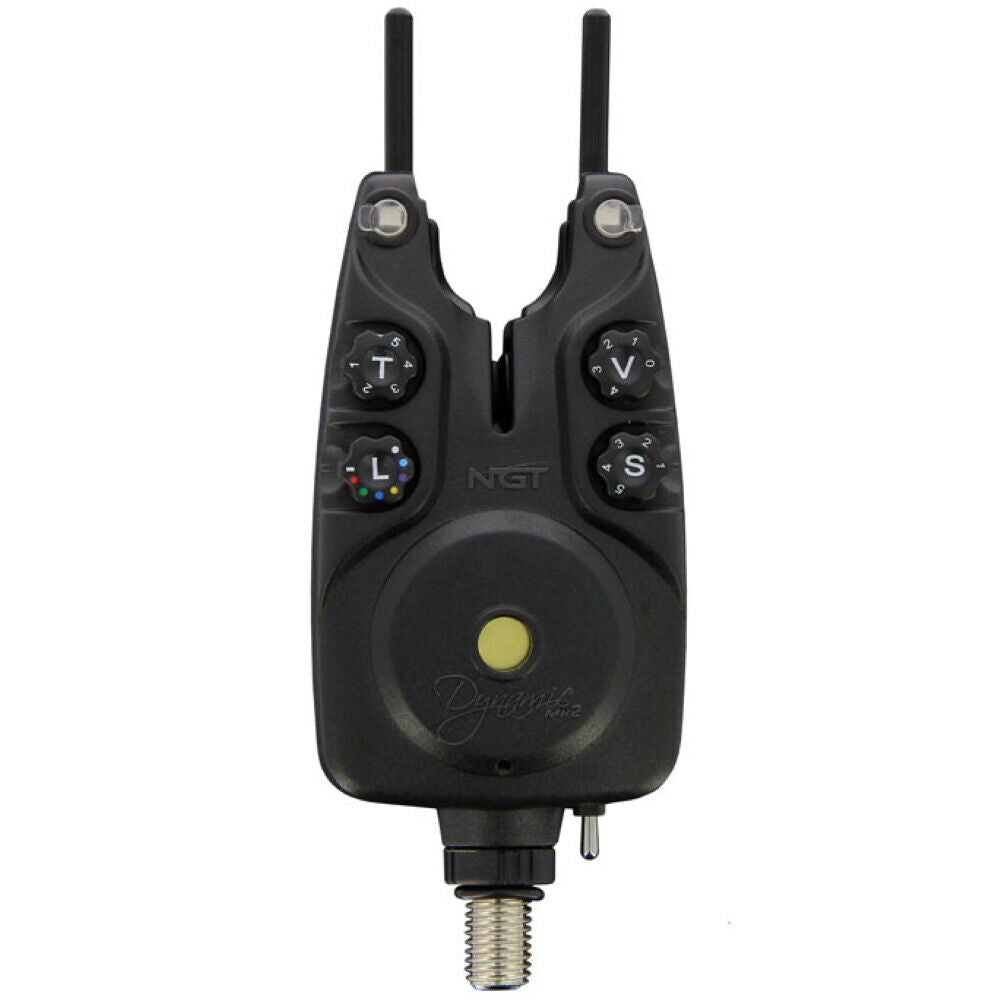 NGT Carp Fishing Bite Alarm Set Dynamic MK2 Wireless 3 Alarms Covers & Receiver - NGT Tackle Shop