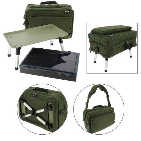 NGT Carp Fishing Bivvy Table with Tackle Box Carryall  Bag System 612 PlusNGT Tackle Shop