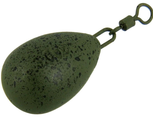 NGT Carp Fishing Leads 1.50 - 3.0oz Pear Weights Lead with Swivel - 5 or 10 Pack - NGT Tackle Shop