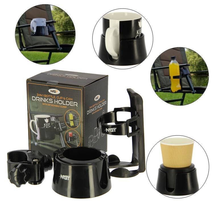 NGT Cup Mug Holder Drinks Holder Fishing Chairs Camping Bedchairs Bottles - NGT Tackle Shop