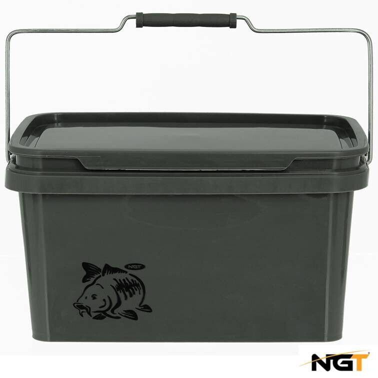 Fish Bucket NGT Fishing Bait Buckets With Lid 5L – NGT Tackle Shop