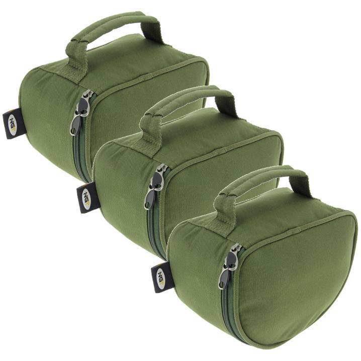 NGT Fishing Reel Cases Pouch Padded Green Carp Fishing Fits Most Big Pit Reels - NGT Tackle Shop
